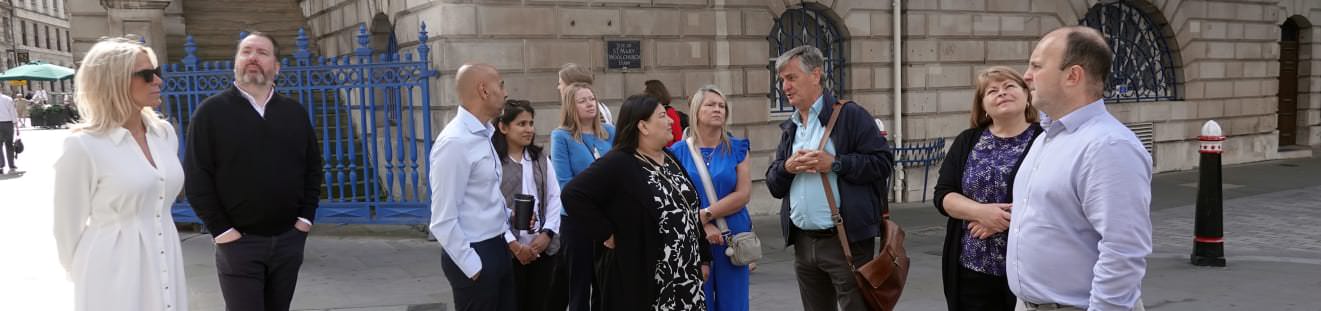 Corporate Walking Tours for Conferences in London Banner Image