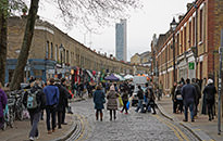 East End Market London Walk, October 2015