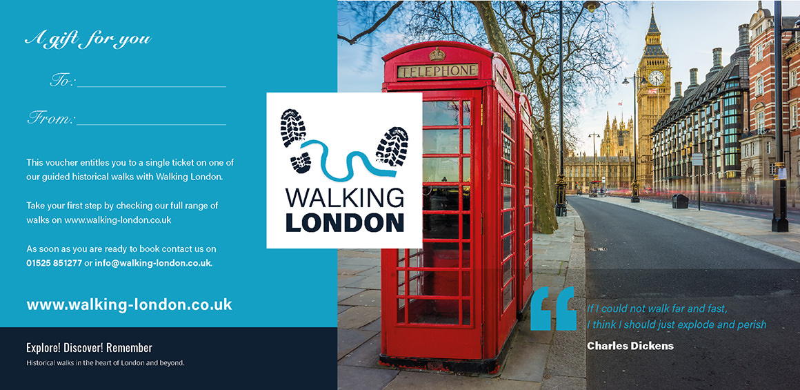 london walking tours gift vouchers